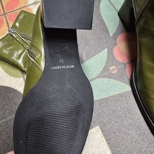 INTENTIONALLY BLANK Olive Leather Boots